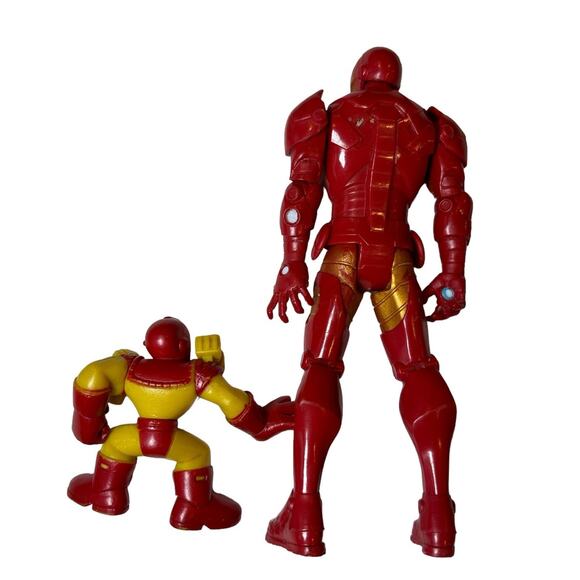 Marvel Super Hero Squad Iron Man & Captain Marvel Legends Action Figures - Picture 4 of 7